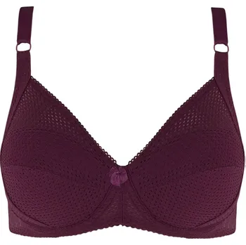Podprsenka Ellenis měkká podprsenka 8231 80B vínová