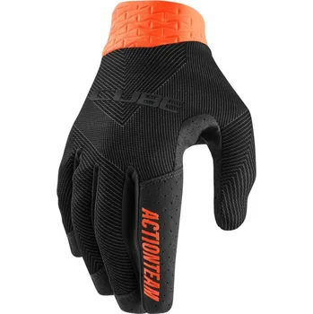 Cyklistické rukavice Rukavice CUBE Gloves Performance long finger X Actionteam Barva: Černá, Velikost: M