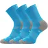 Pánské ponožky VoXX Boaz 3 páry tyrkysové, 43-46