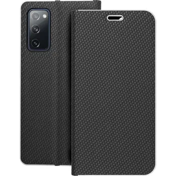 Forcell Pouzdro LUNA Book Carbon pro SAMSUNG S20 FE / S20 FE 5G , černé 5903396080326