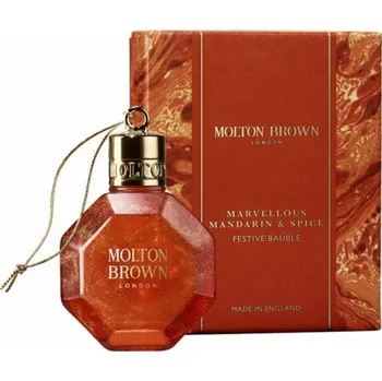Sprchový gel Molton Brown Marvellous Mandarin & Spice Festive Bauble Bath & Shower Gel - Koupelový a sprchový gel 75 ml