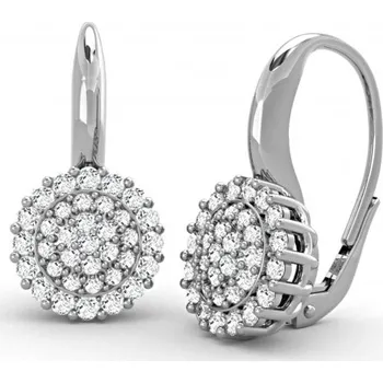 Náušnice Couple, Náušnice Mona v bílém zlatě, 585-66-3-0284.1B00.0.00.001.08