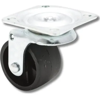 Nábytkové kování ADOBY Rolka otočná s kuličkovým ložiskem d32, guma