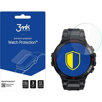 Příslušenství k chytrým hodinkám 3mk Watch Protection FlexibleGlass Ochranné sklo pro Rubicon RNCE73 (3ks) 5903108493345