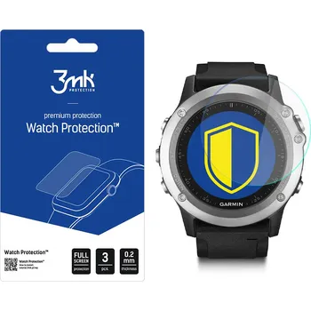 Příslušenství k chytrým hodinkám 3MK Watch Hybridní sklo pro Garmin Fenix 3 (3ks), (5903108540230)