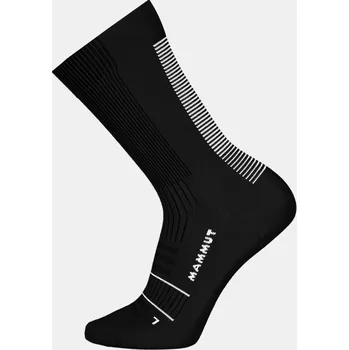 Pánské ponožky Mammut Mammut Trail Running Targeted Cushion Crew Socks Barva - Velikost: Černá - 45-47