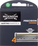 Wilkinson Sword Quattro Essential 4 Precision Trimmer náhradní břit 8 ks pro muže