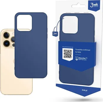 Pouzdro na mobilní telefon Odolný zadní kryt pro Apple iPhone 13 Pro - 3mk Matt Case blueberry 5903108428941