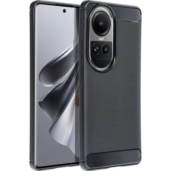 Pouzdro Forcell Carbon Case pro OPPO Reno 10 5G , černé