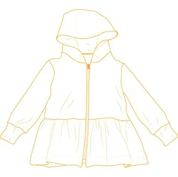 Elektronický střih / PDF dětské mikino-šaty Daria-158-170