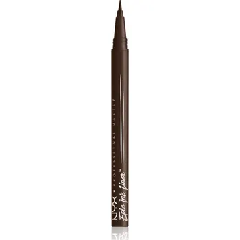 Oční linky NYX Professional Makeup Epic Ink precizní voděodolná linka odstín Dark Chocolate 1 ml
