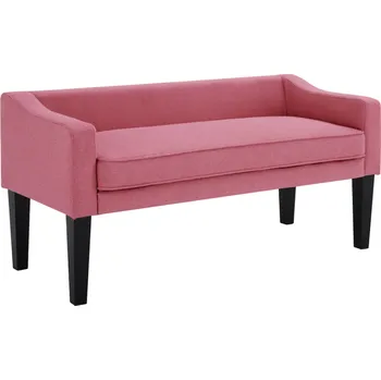 Taburet Čalouněná lavice FIRONA, růžová