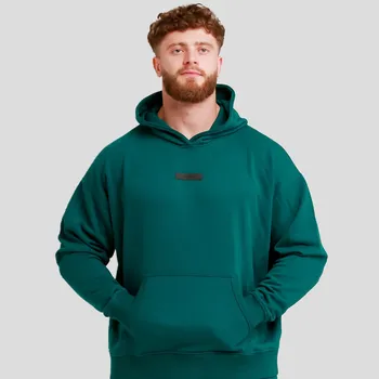 Pánská mikina GymBeam Unstoppable Hoodie Green S