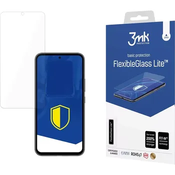 Hybridní tvrzené sklo pro Samsung Galaxy A54 5G - 3MK FlexibleGlass Lite™, 5903108518864