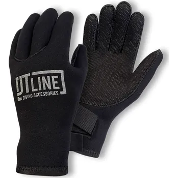 Potápěčské vybavení Neoprenové rukavice JTLine 3mm černé protiskluzové tečky Velikost: S