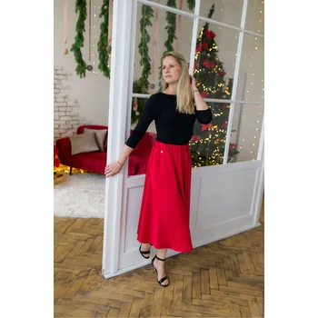 Dámská sukně Tedy's Kolová sukně Venice - EXCLUSIVE Barva: Červená, Velikost: 38/40