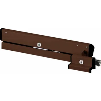 Okenní klika GEZE OL 90 N nůžky s unašečem křídla - tmavý bronz