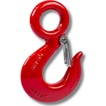 Jištění ADOBY Hák s uchem a zajištěním 1,5t lakovaný s etiketou