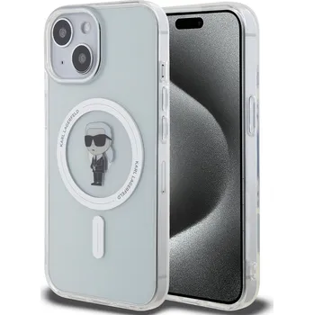 Karl Lagerfeld IML Ikonik MagSafe Zadní Kryt pro iPhone 15 Transparent 3666339162276