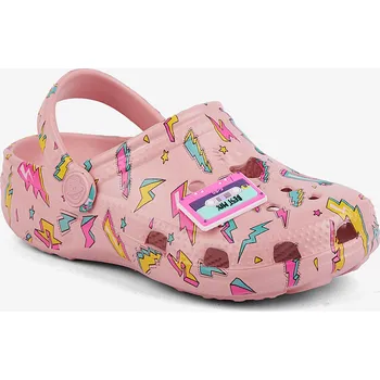 Chlapecké sandály COQUI BIG FROG PRINTED Powder Pink 90's + Amulet 32/33