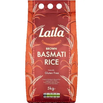 Rýže Laila Foods Laila Hnedá Basmati Ryža 5Kg