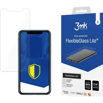 Telefonní příslušenství Hybridní sklo pro Apple iPhone Xr - 3mk FlexibleGlass Lite™ 5903108045254