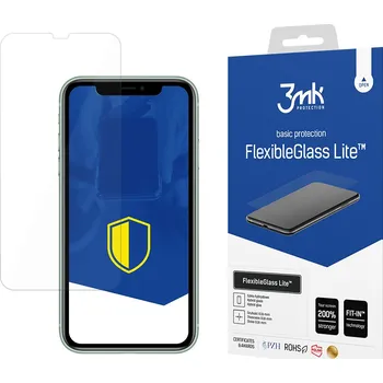 Hybridní sklo pro Apple iPhone 11 - 3mk FlexibleGlass Lite™ 5903108183598
