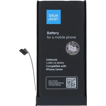 Baterie pro mobilní telefon Blue Star Battery pro Iphone 13 mini 2406 mAh , modrá Star HQ 5903396200052