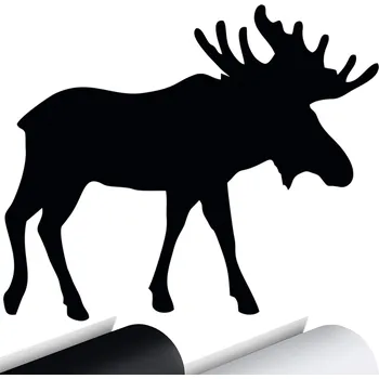 Samolepicí dekorace na vozidlo Samolepka na auto LOS MOOSE Švédsko