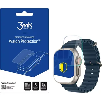 Příslušenství k chytrým hodinkám Tvrzené sklo na hodinky Apple Watch Ultra - 3MK Watch Protection FlexibleGlass, (3ks) , 5903108491198