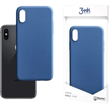 Pouzdro na mobilní telefon Odolný zadní kryt pro Apple iPhone X/XS - 3mk Matt Case blueberry 5903108313483