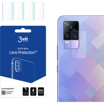 Telefonní příslušenství 3mk Lens Protection ochrana kamery pro Vivo V21e 5G ,(4ks) 5903108428514