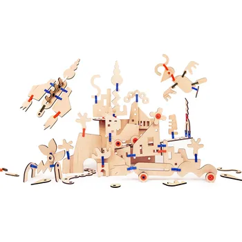 Dřevěná hračka TOTEMO s.r.o. TOTEMO-Svět fantazie - přírodní