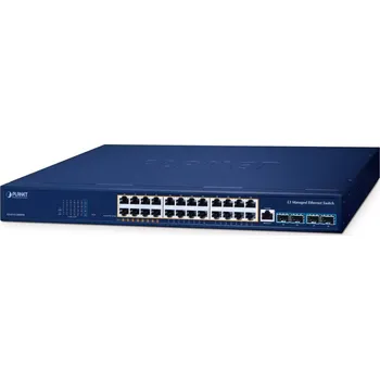 Switch Planet GS-6311-24HP4X Planet GS-6311-24HP4X switch L3, 24x1GE, 4x10G SFP+, PoE 802.3bt 480W