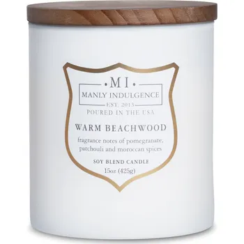 Svíčka Colonial Candle Sójová svíčka Warm Beachwood - 425g