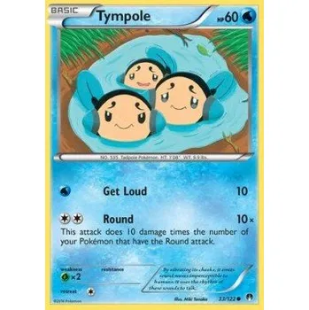 Volný čas Pokémon BKP 033/122 Tympole - BreakPoint Stav: Excellent, Verze: NORMAL