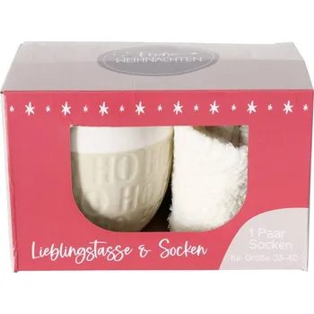 Boltze Home Hrnek jumbo s vánočním motivem HOHO, 600 ml