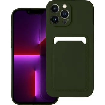 Pouzdro na mobilní telefon Pouzdro Forcell na mobil Card Case pro IPHONE 13 Pro Max green