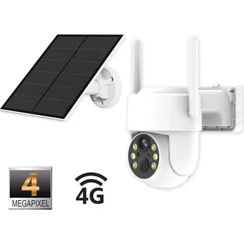 IP kamera Solární otočná 4G IP kamera Innotronik ICS-BC31-4G (zcela bezdrátová, 4.0Mpix, 4G / LTE, solární panel + Li-Ion baterie)