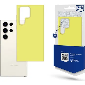 Pouzdro na mobilní telefon Odolný zadní kryt pro Samsung Galaxy S23 Ultra - 3mk Matt Case lime 5903108494106