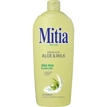 Koupelová kosmetika Mitia Aloe & Milk tekuté mýdlo náhradní náplň 1 l