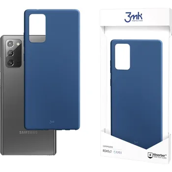 Pouzdro na mobilní telefon Odolný zadní kryt pro Samsung Galaxy Note 20 5G - 3mk Matt Case blueberry 5903108315937