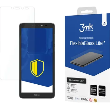 Hybridní sklo pro Nokia C2 2nd Edition - 3mk FlexibleGlass Lite™ 5903108466851