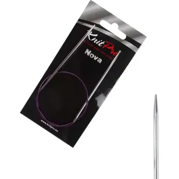 Jehlice KnitPro Nova kruhové kovové fixní jehlice 2,75mm 40cm (KnitPro Nova kruhové kovové jehlice 2,75mm 40cm)