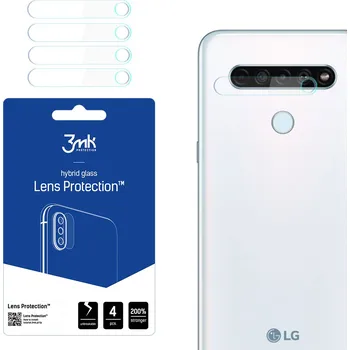 Telefonní příslušenství 3mk Lens Protection ochrana kamery pro LG Q61 ,(4ks) 5903108344159