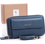 Jennifer Jones Mini kabelka na telefon a peněženka s popruhem modrá 1126