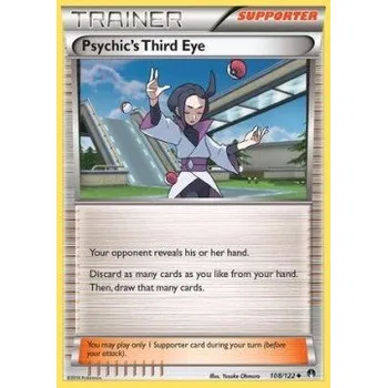 Sběratelská karetní hra Pokémon BKP 108/122 Psychic's Third Eye - BreakPoint Stav: Excellent, Verze: NORMAL