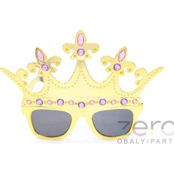 Karnevalová maska Brýle party 'Královna'