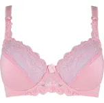 Monika nevyztužená podprsenka s kosticemi 8017 100B růžová