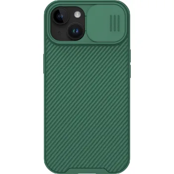 Pouzdro na mobilní telefon Nillkin CamShield PRO Zadní Kryt pro Apple iPhone 15 Plus Deep Green 6902048266124